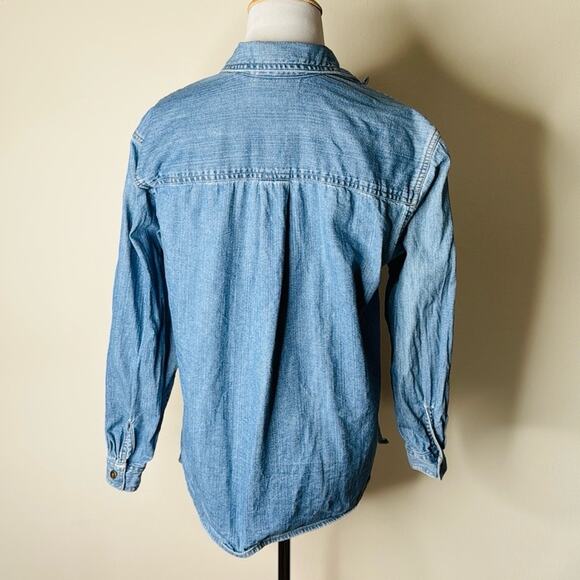 Liz Claiborne Liz Wear Vintage Denim Button Down Shirt - Picture 4 of 5